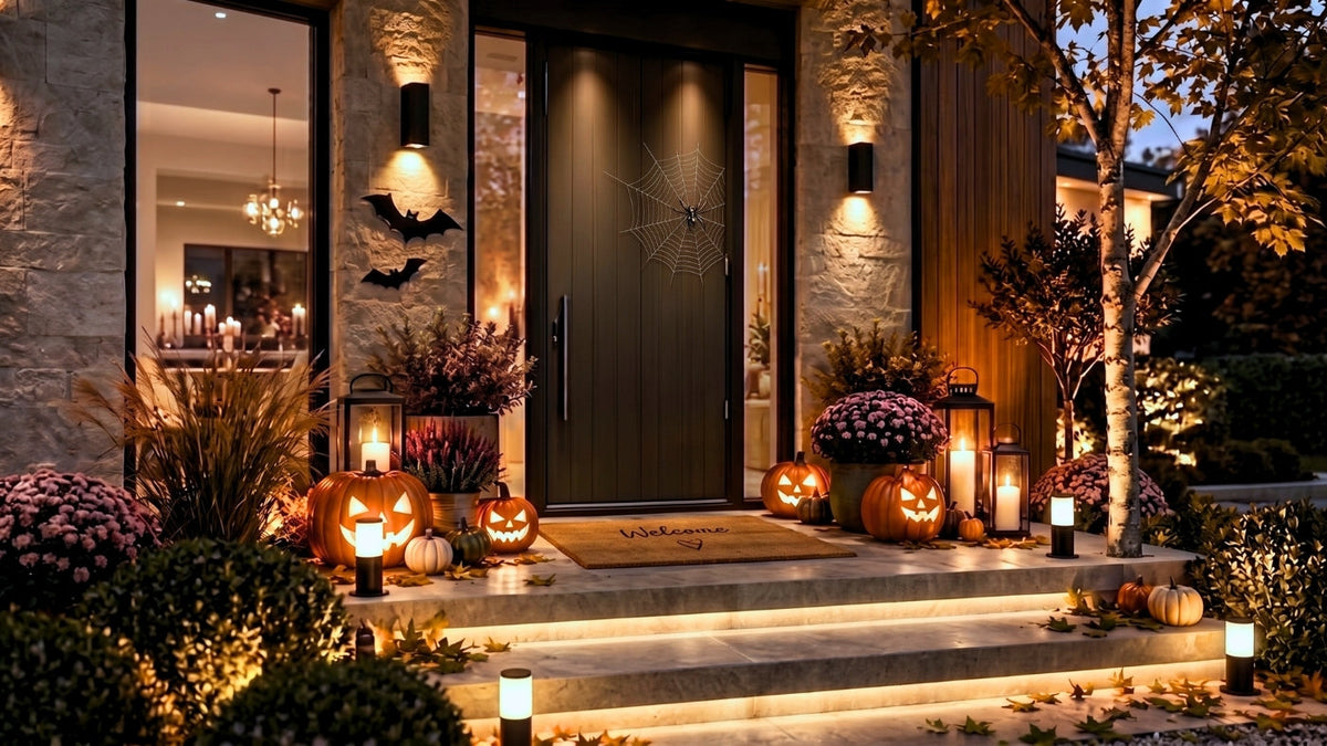 5 ไอเดียแต่งบ้าน Halloween ด้วยแสงไฟ เปลี่ยนบ้านสวยให้มีสีสันรับเทศกาลฮาโลวีน