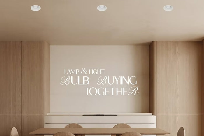 Lamp and Light Bulb Buying Together
