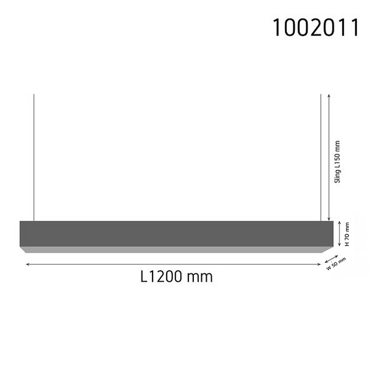 โคมไฟ LED เส้นแบบโมดูลาร์ Flow link Linear Light 120cm 20W Black 3CCT ภาพที่ 4 | Lamp & Light โคมไฟตกแต่งบ้าน โคมไฟดาวน์ไลท์ โคมไฟเพดาน
