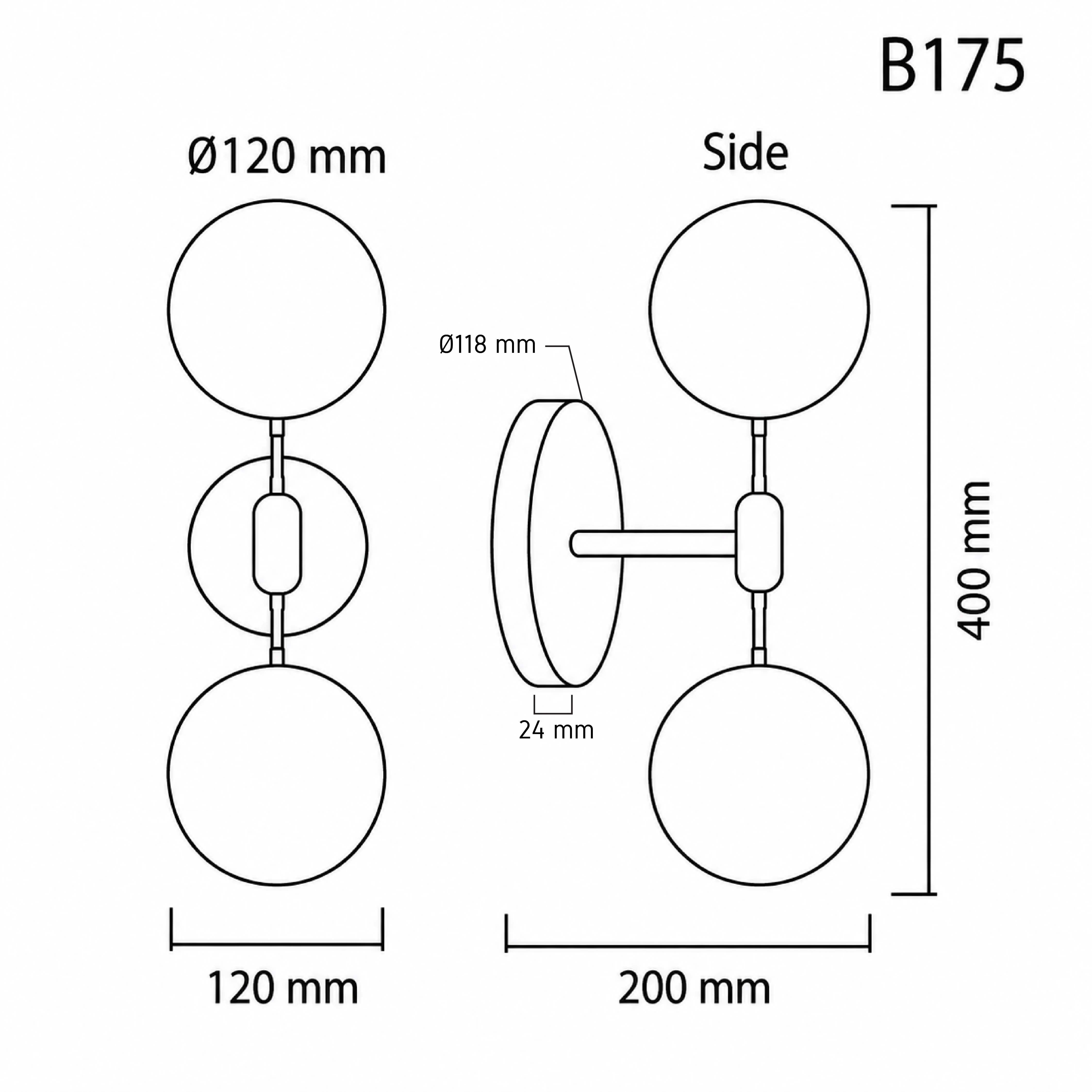Wall Lamp ELVANO B175
