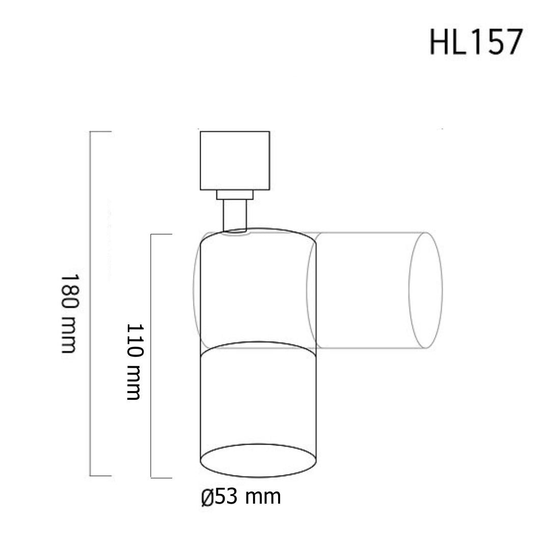 สปอตไลท์รางแทร็ค LED Tracklight HL 157 ภาพที่ 4 | Lamp & Light โคมไฟตกแต่งบ้าน โคมไฟดาวน์ไลท์ โคมไฟเพดาน