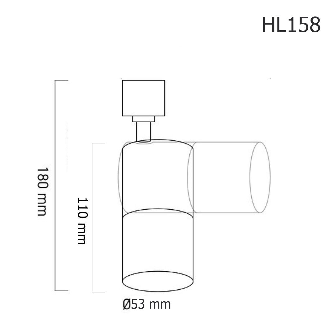 สปอตไลท์รางแทร็ค LED Tracklight HL 158 ภาพที่ 4 | Lamp & Light โคมไฟตกแต่งบ้าน โคมไฟดาวน์ไลท์ โคมไฟเพดาน