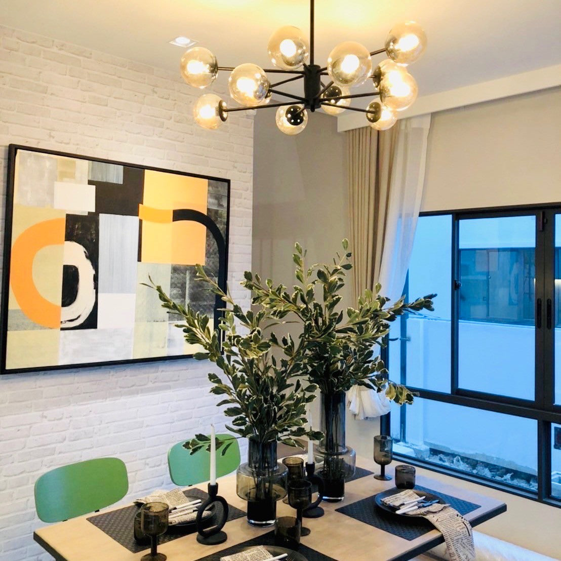 Chandelier STRLLA P85 – decorative ceiling chandelier, view 2 | LAMP & LIGHT - Design forward Decorative lamp , Downlights, pendant lamp , striplights