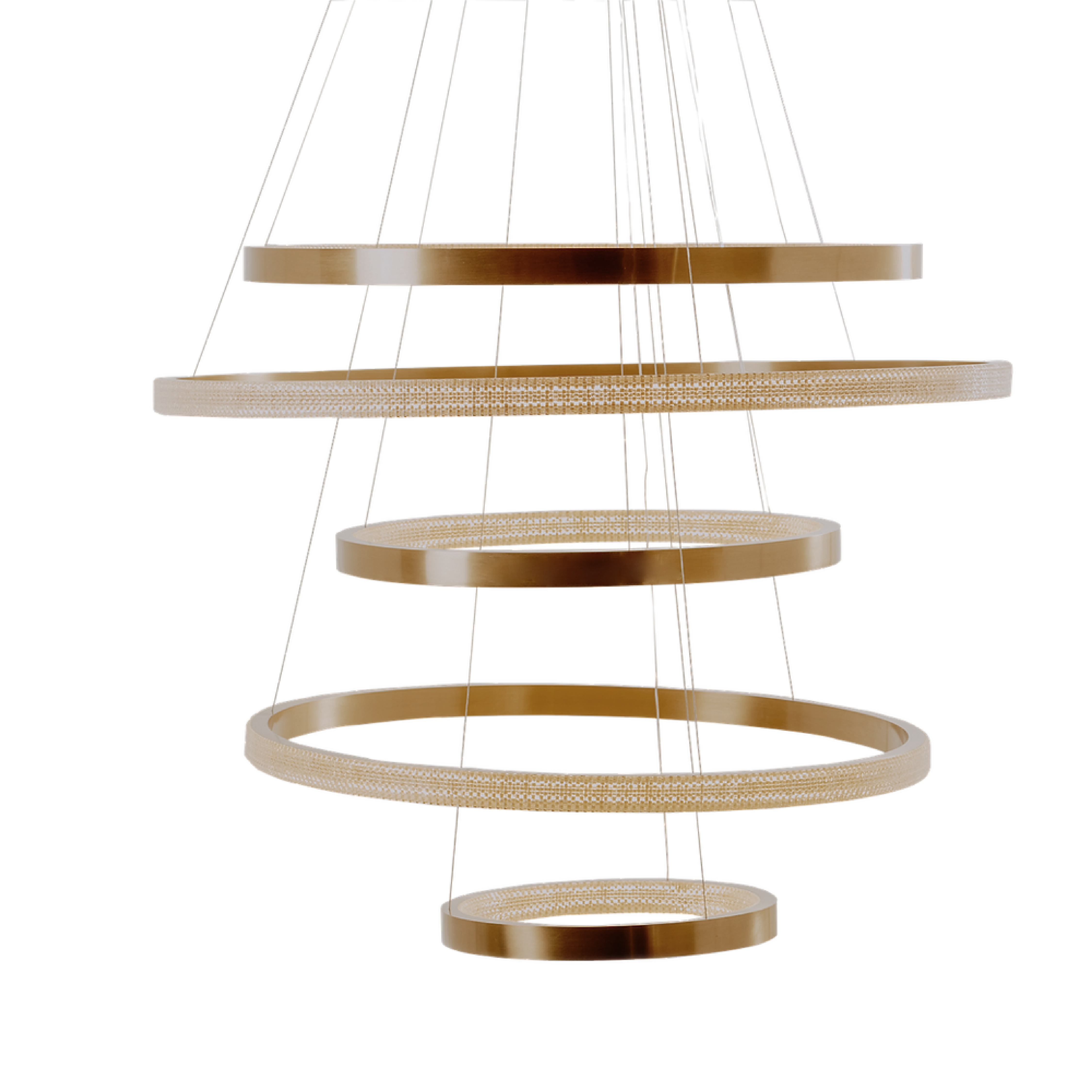 Chandelier CASCADO RING P129 – decorative ceiling chandelier, view 3 | LAMP & LIGHT - Design forward Decorative lamp , Downlights, pendant lamp , striplights