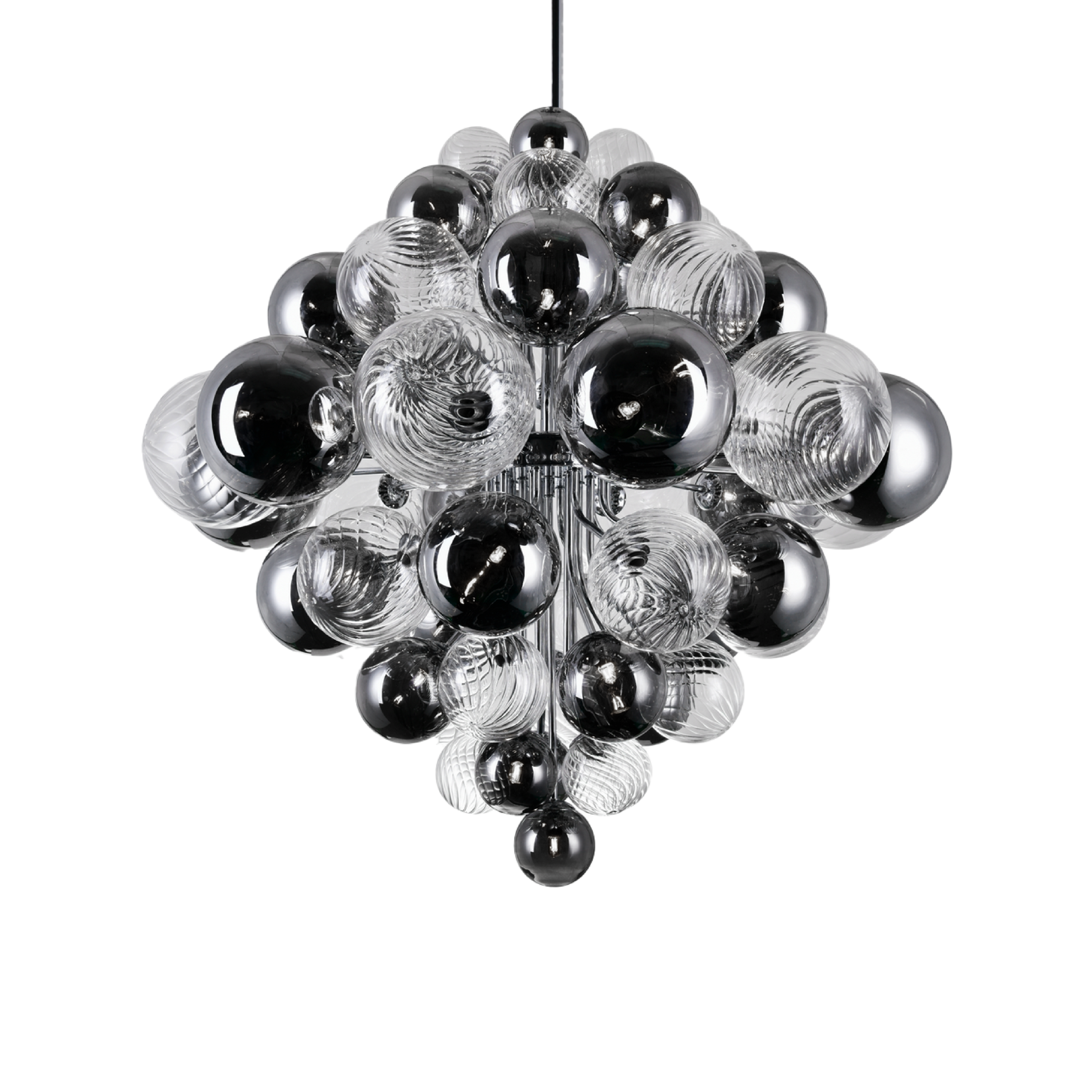Chandelier MIDNIGHT GLOBE P187 – decorative ceiling chandelier, view 4 | LAMP & LIGHT - Design forward Decorative lamp , Downlights, pendant lamp , striplights