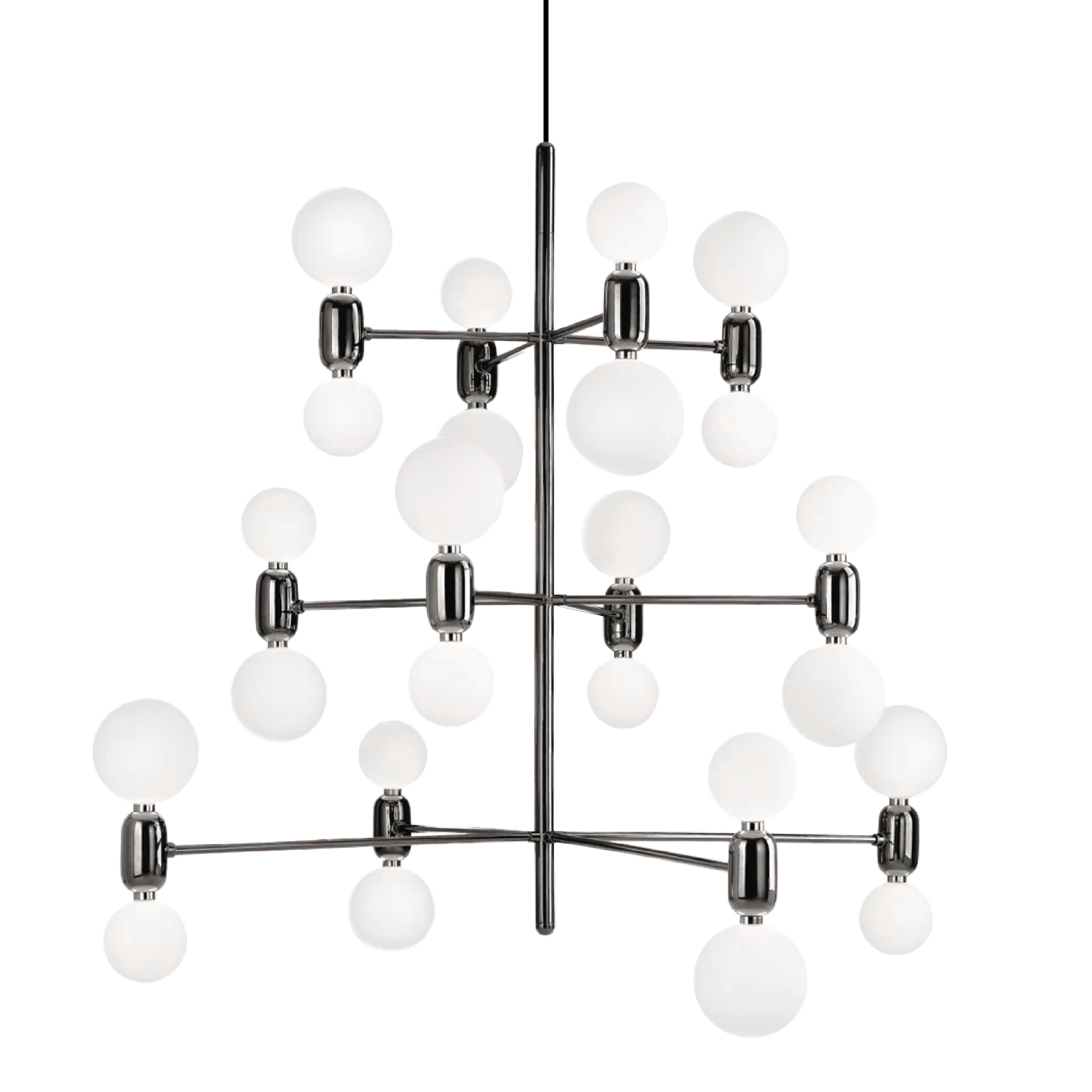 Chandelier MODUSPHERE P195 – decorative ceiling chandelier, view 4 | LAMP & LIGHT - Design forward Decorative lamp , Downlights, pendant lamp , striplights