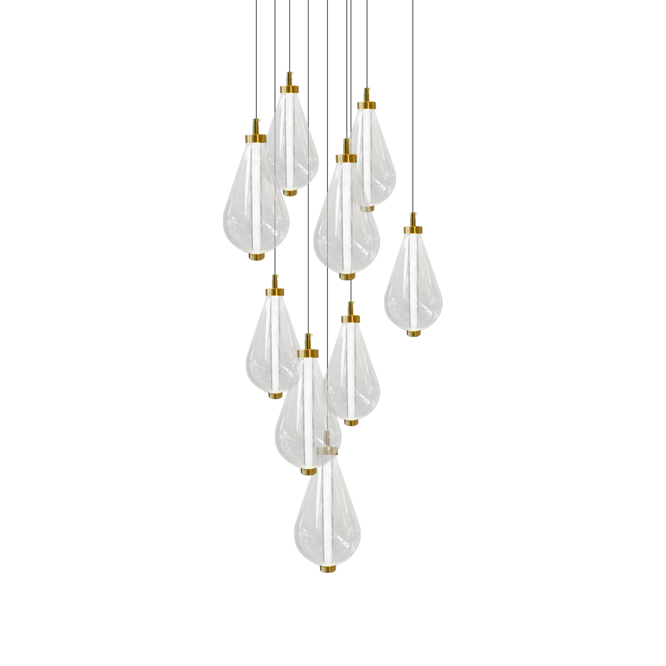 โคมไฟระย้าตกแต่งเพดาน Chandelier CRYSTAL RAIN P229 ภาพที่ 3 | Lamp & Light โคมไฟตกแต่งบ้าน โคมไฟดาวน์ไลท์ โคมไฟเพดาน