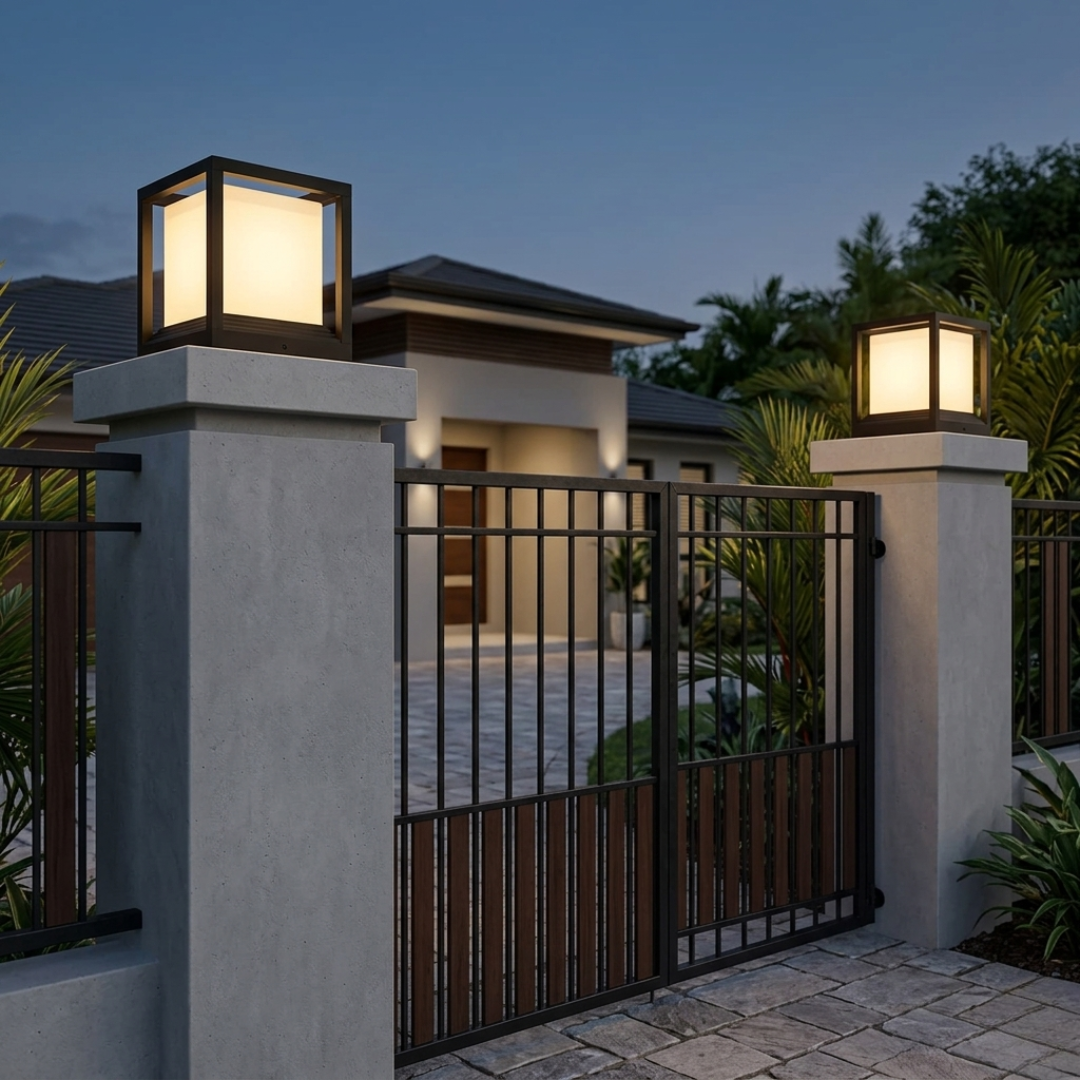 Outdoor Bollard Lamp K44 – outdoor garden bollard light, view 2 | LAMP & LIGHT - Design forward Decorative lamp , Downlights, pendant lamp , striplights