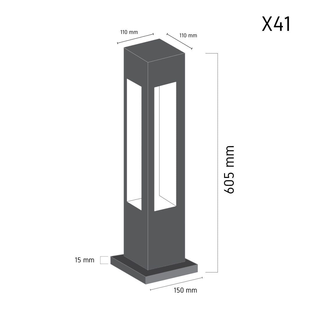 Outdoor Bollard Lamp X41