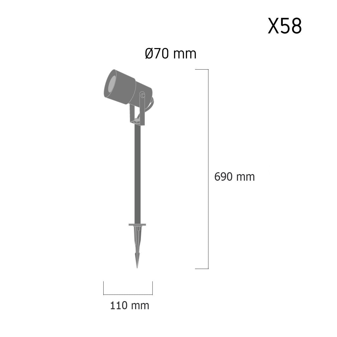 Outdoor Lamp STRIVE X58 LED