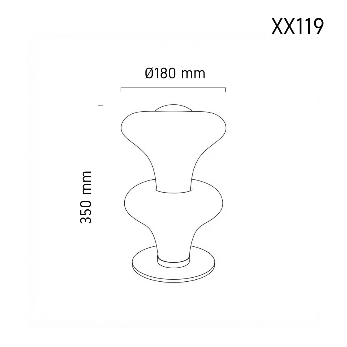 Table Lamp Opaline XX119