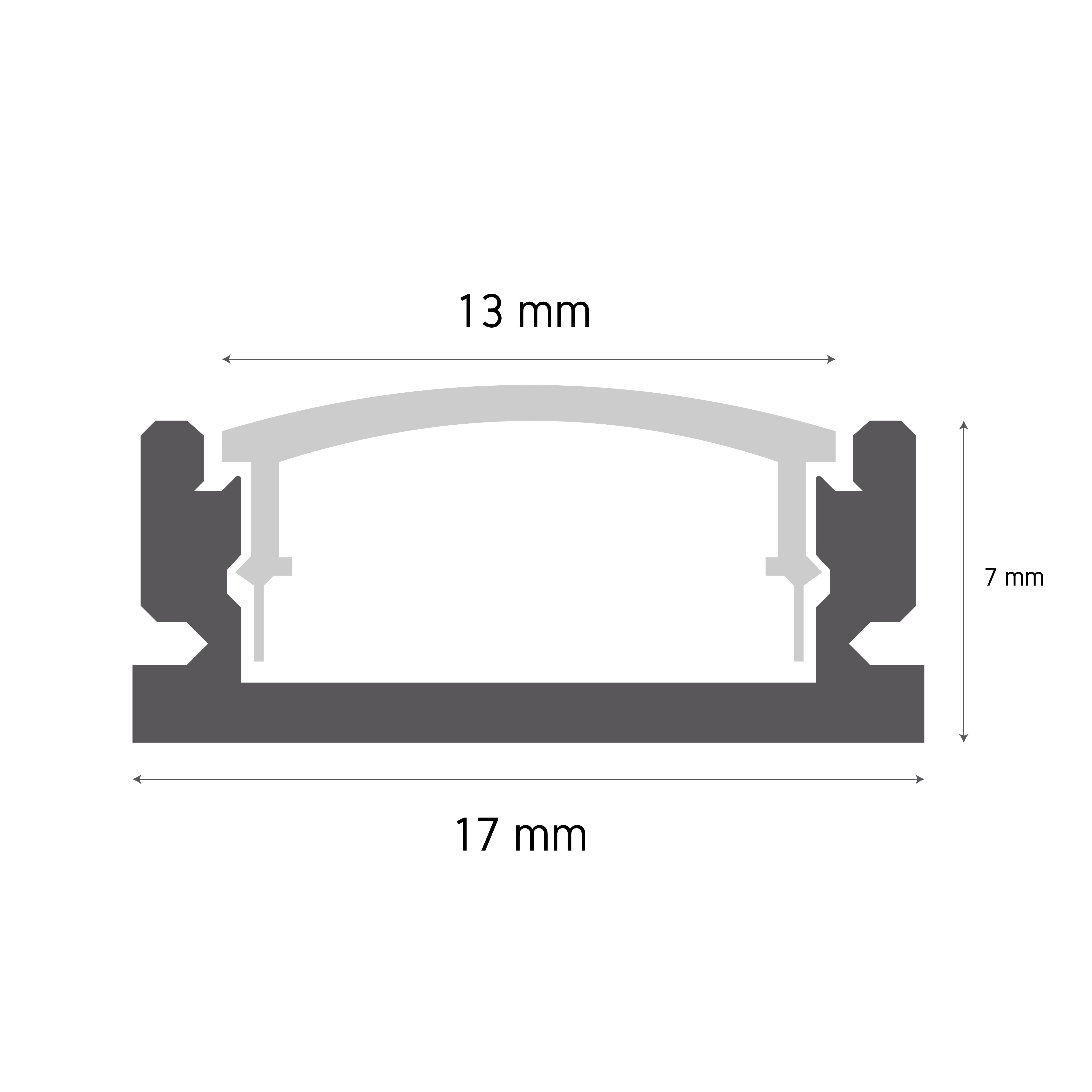 Aluminum Profile PW-CASE-002 – LED aluminum channel profile, view 3 | LAMP & LIGHT - Design forward Decorative lamp , Downlights, pendant lamp , striplights