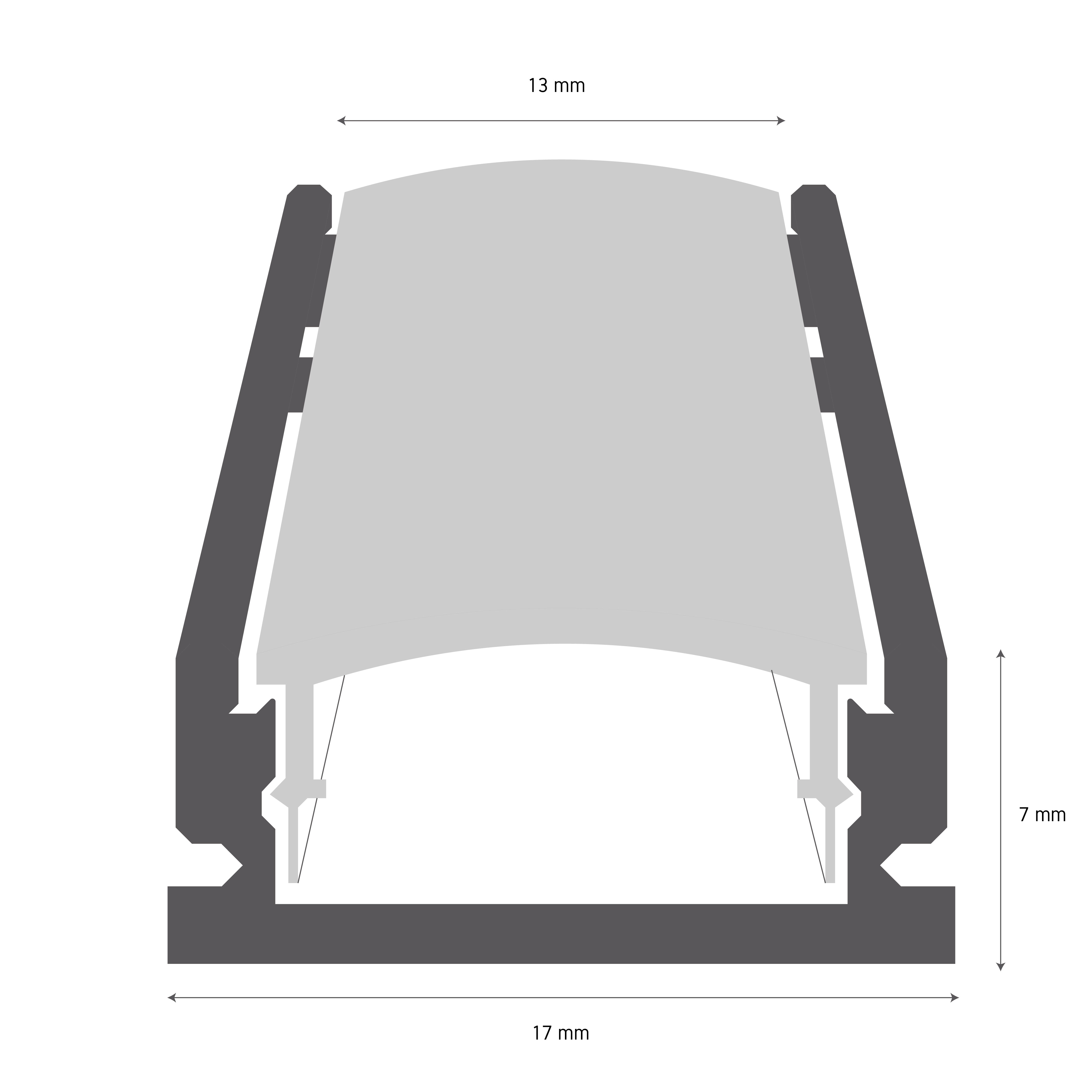 Aluminum Profile PW-CASE-002 – LED aluminum channel profile, view 4 | LAMP & LIGHT - Design forward Decorative lamp , Downlights, pendant lamp , striplights