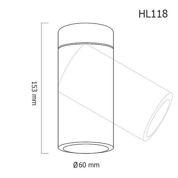 Downlight HL118 – recessed LED ceiling spotlight, view 3 | LAMP & LIGHT - Design forward Decorative lamp , Downlights, pendant lamp , striplights