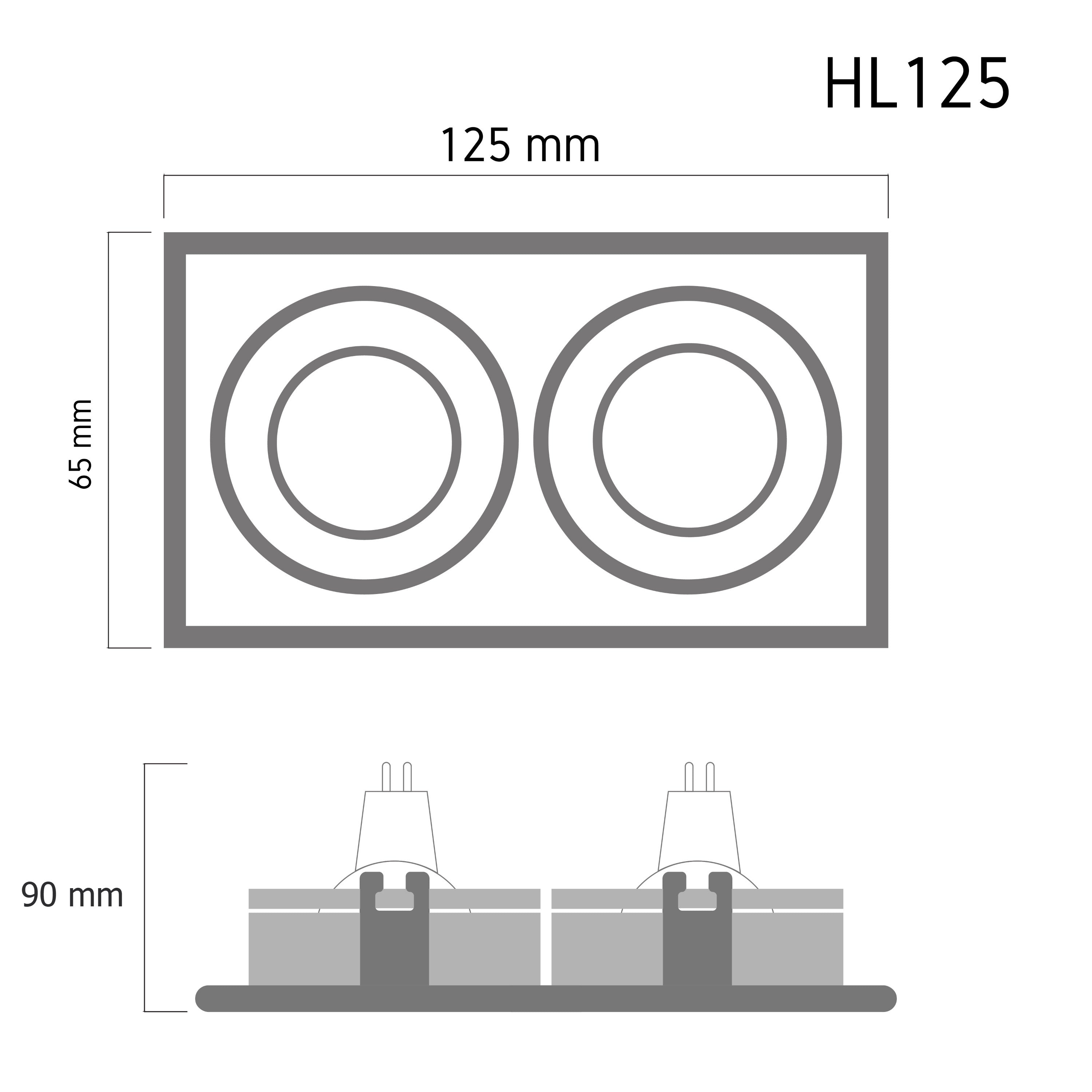 Downlight HL125 (Reflect S1)