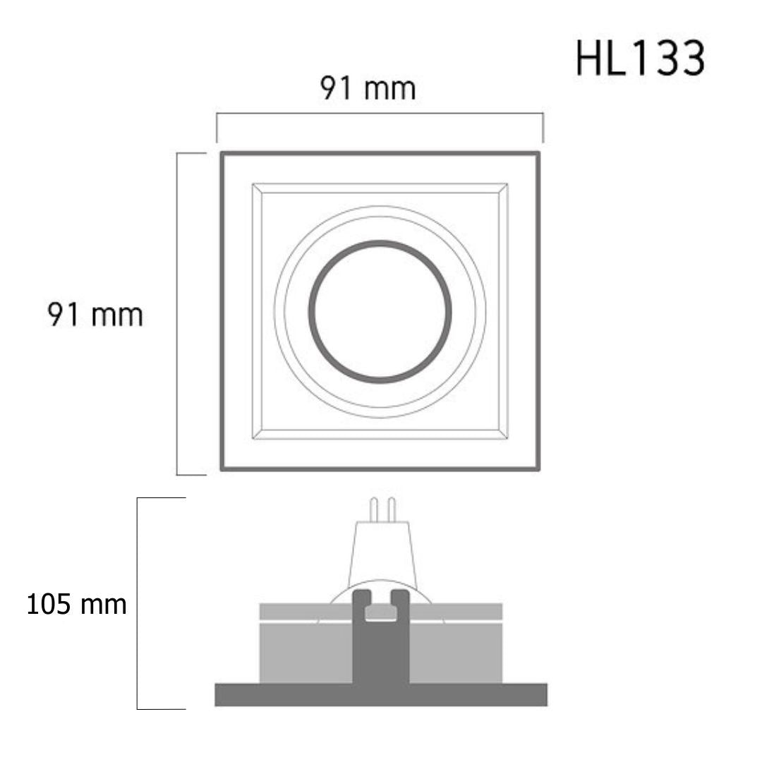 Downlight HL133 (Honeycomb)