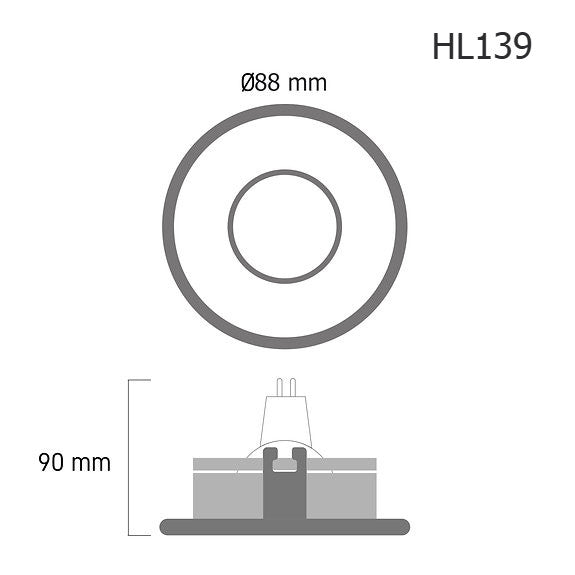 Downlight HL139 (Reflect M1)