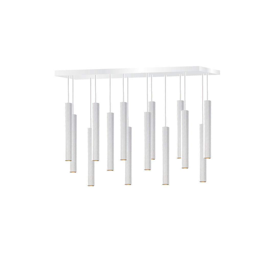 Multi-drop Rectangular 14 Head White (Q506)