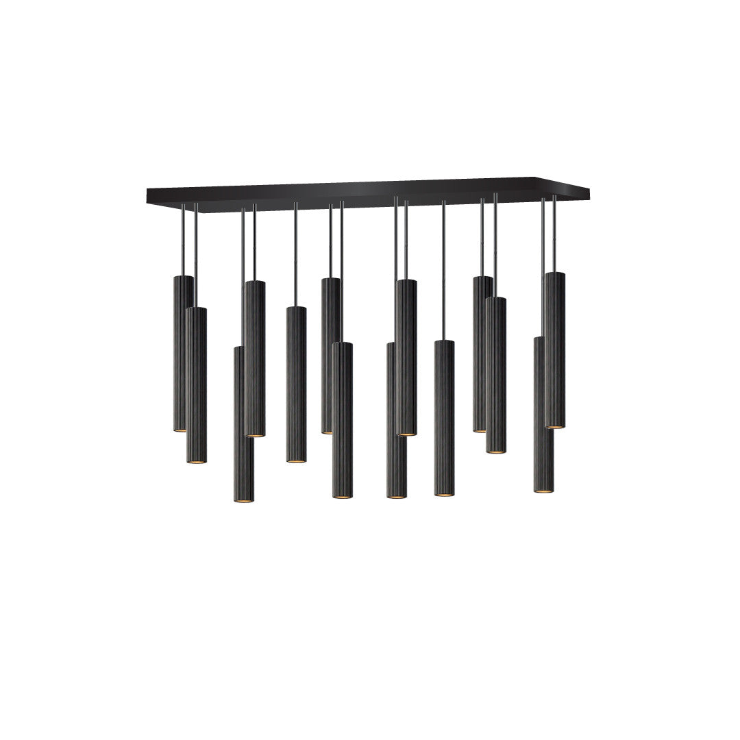 Multi-drop Rectangular 14 Head Black (Q507)