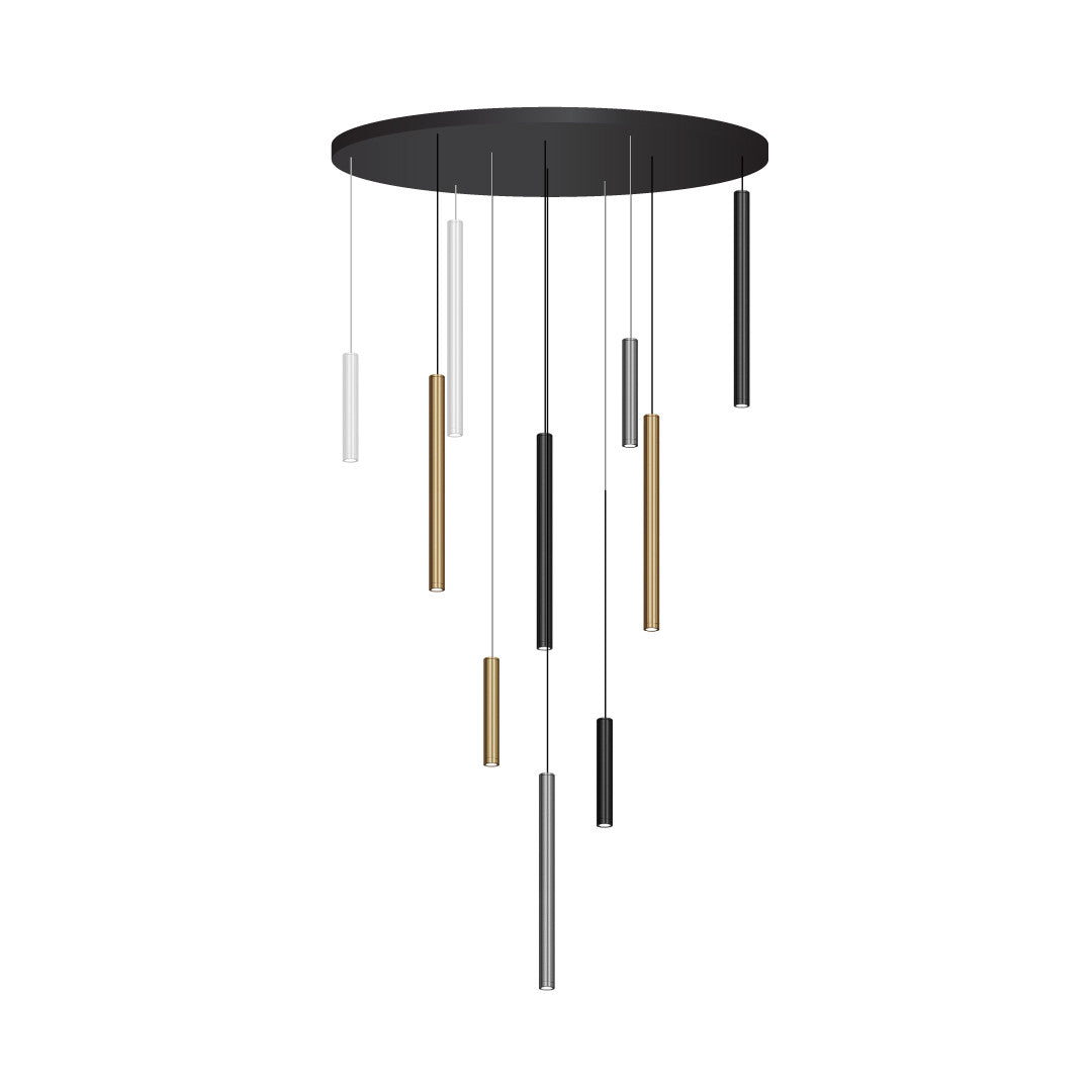 Multi-drop Round 10 Head Black (Q513-Q520)
