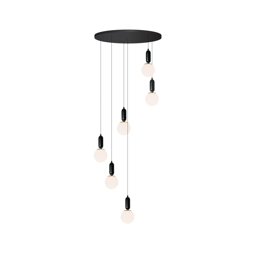Multi-drop Round 6 Head Black (Q341)