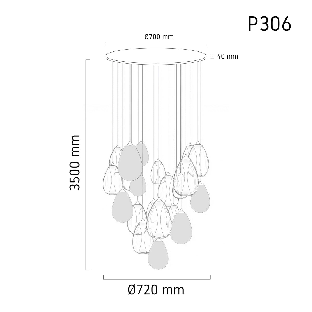 Chandelier Saintshin P306