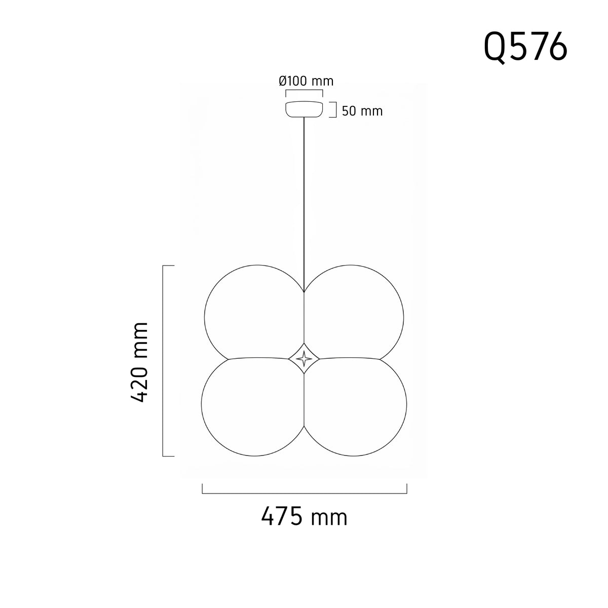 Pendant Lamp Moai Q576
