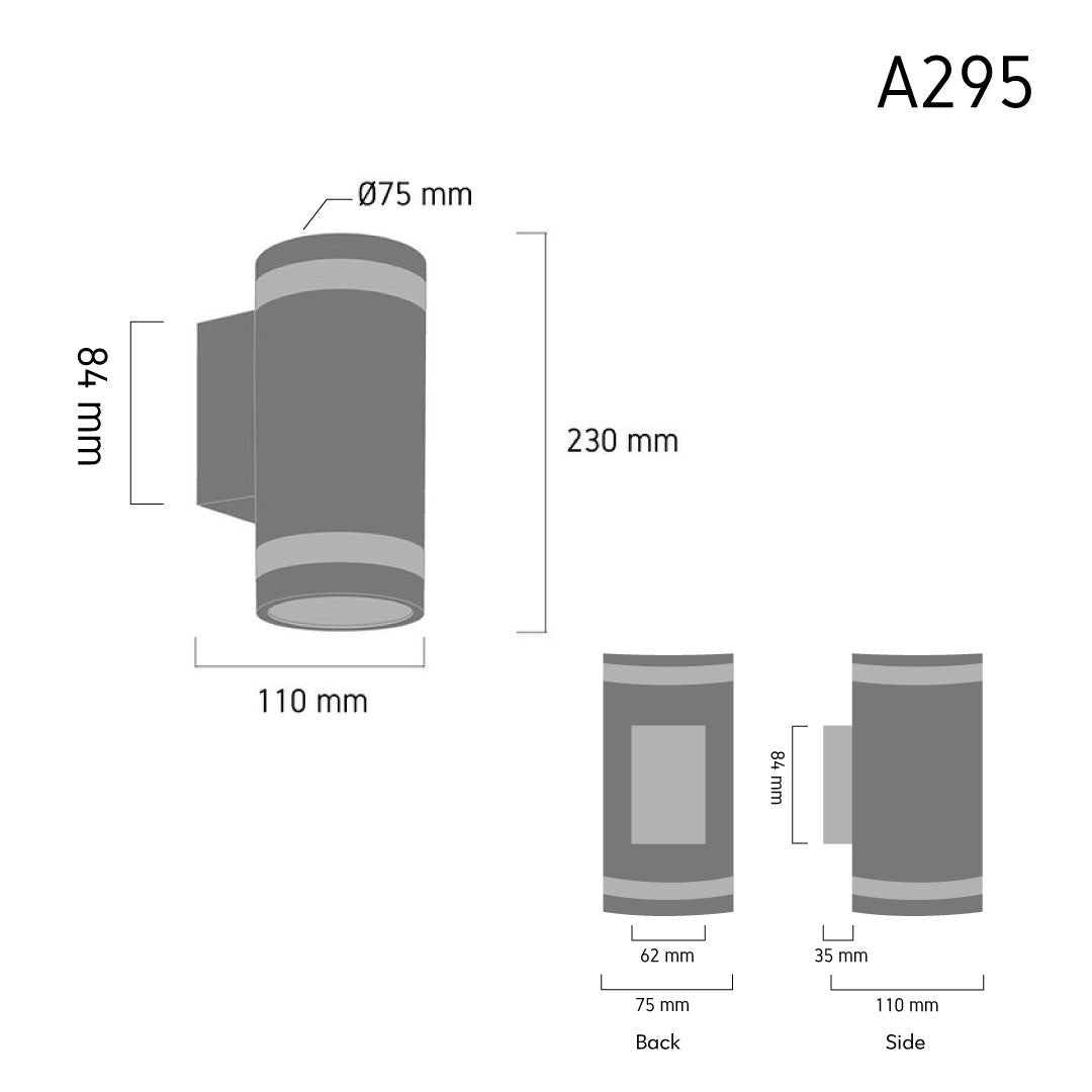 Outdoor Wall Lamp VESSO A295