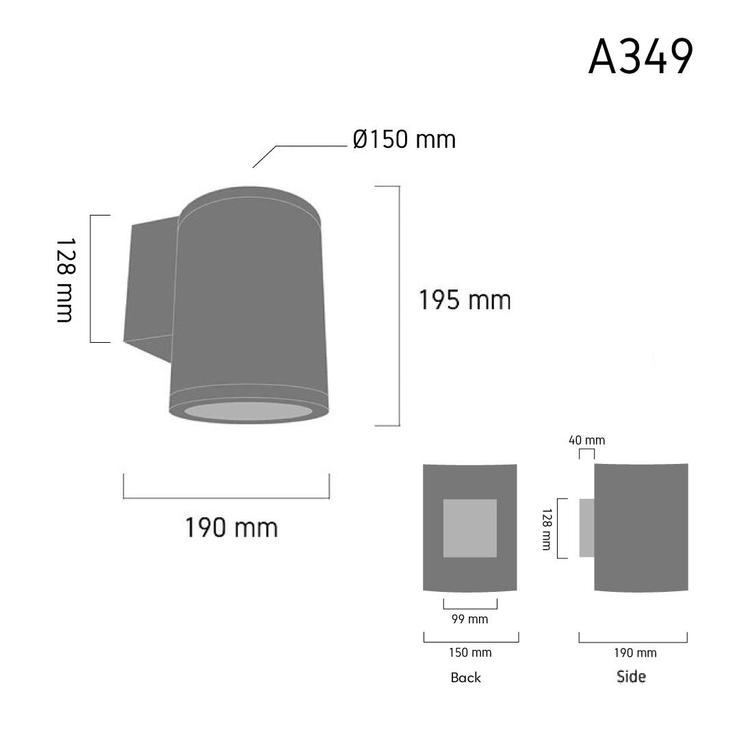 Outdoor Wall Lamp URBAN A349