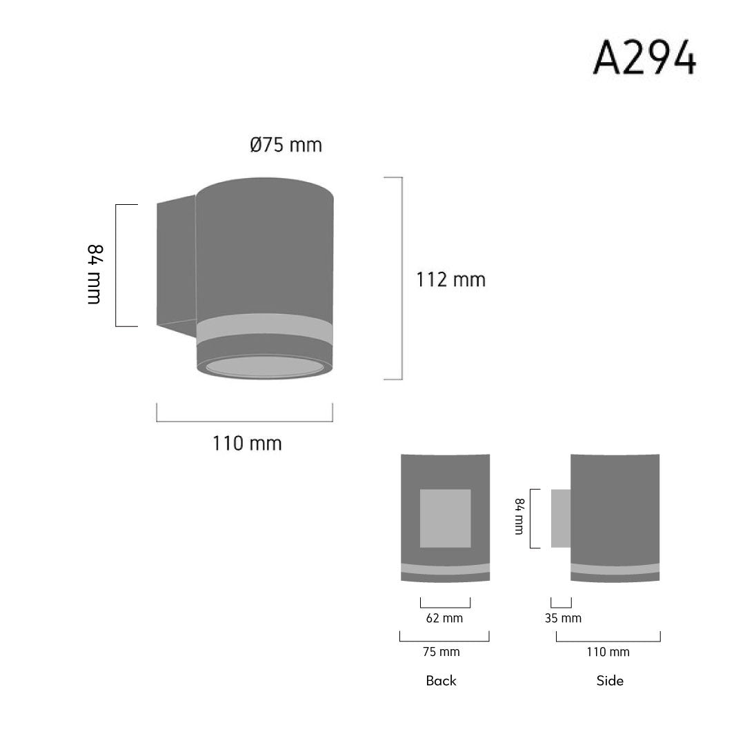 Outdoor Wall Lamp VESSO A294