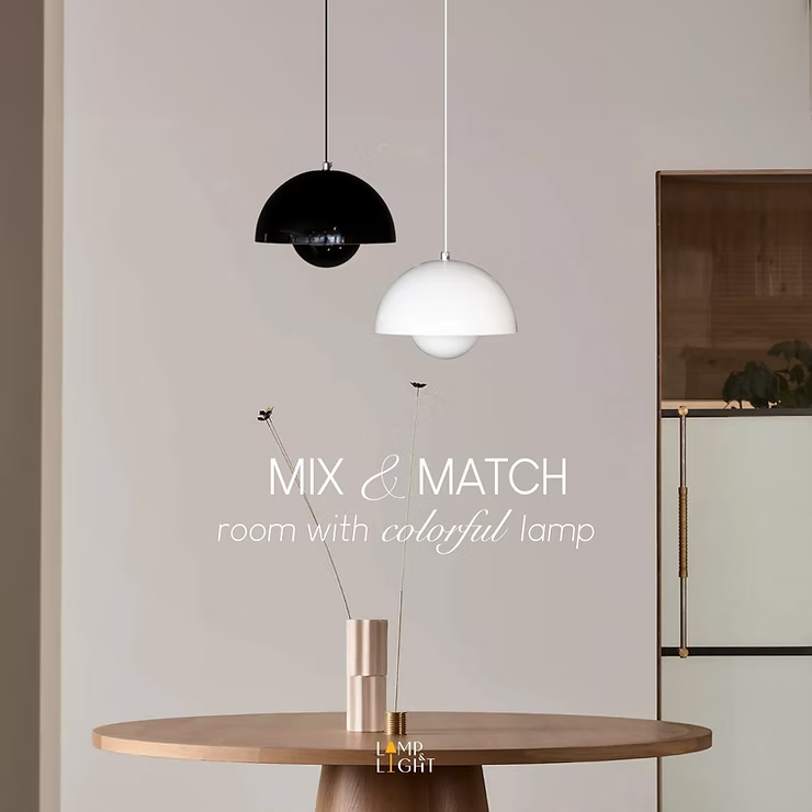 Mix and Match Room ห้องสวยด้วยโคมไฟคัลเลอร์ฟูล