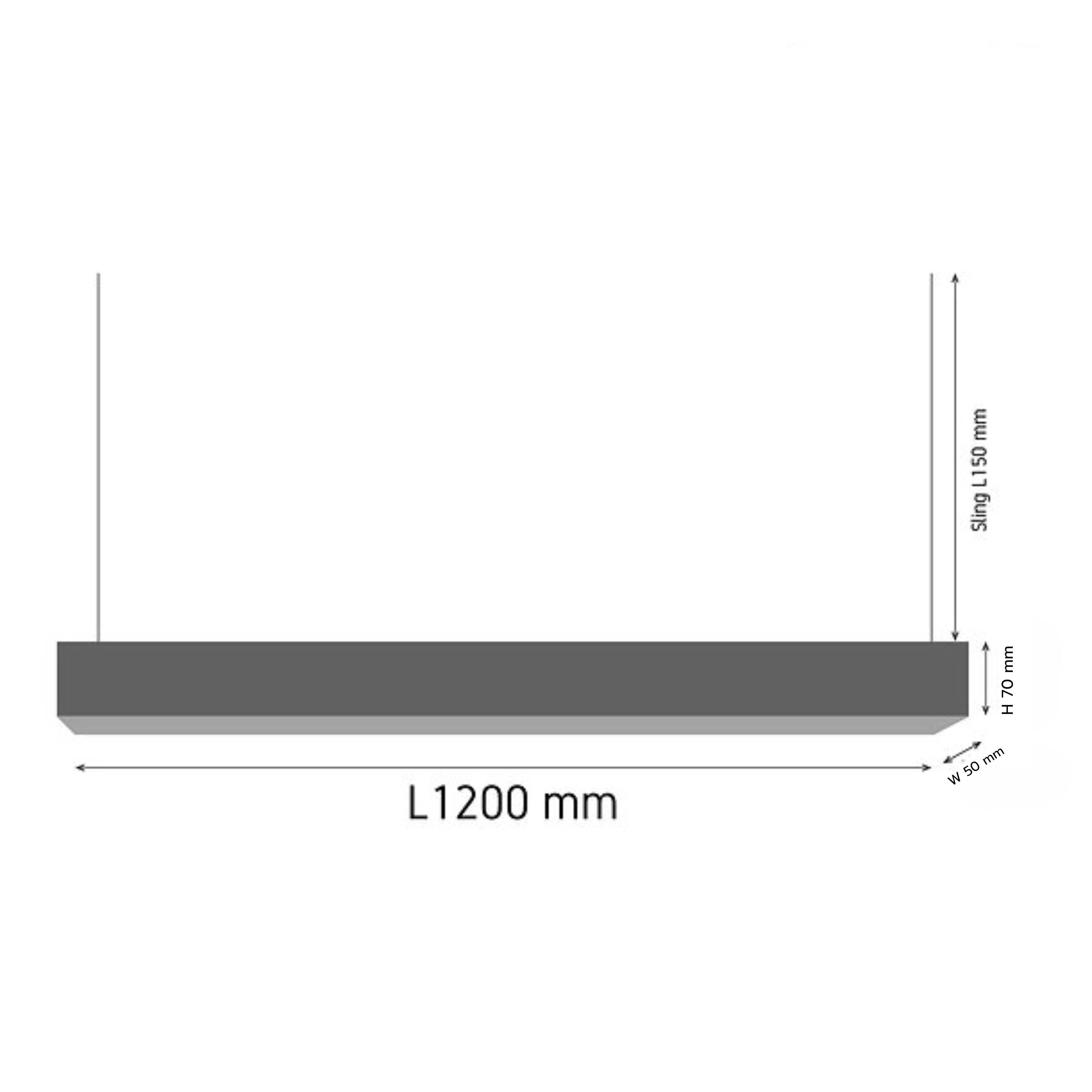 โคมไฟ LED เส้นแบบโมดูลาร์ Flow link Linear Light 120cm 20W White 3CCT ภาพที่ 6 | Lamp & Light โคมไฟตกแต่งบ้าน โคมไฟดาวน์ไลท์ โคมไฟเพดาน