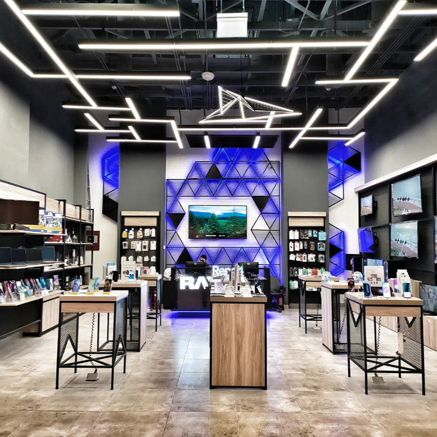 โคมไฟ LED เส้นแบบโมดูลาร์ Flow Link T-Shape Black 7.5W ภาพที่ 4 | Lamp & Light โคมไฟตกแต่งบ้าน โคมไฟดาวน์ไลท์ โคมไฟเพดาน