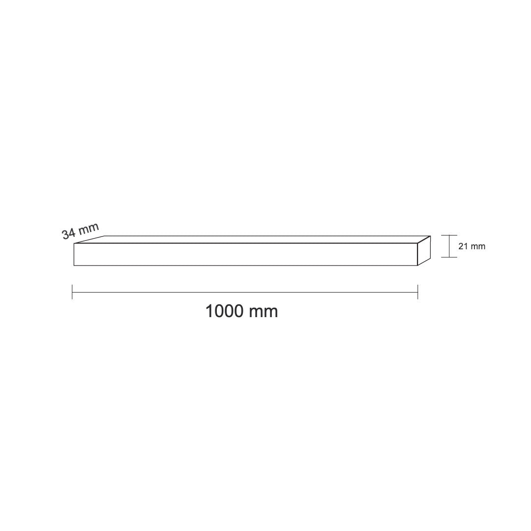 Tracklight White 1m – LED track light spotlight, view 3 | LAMP & LIGHT - Design forward Decorative lamp , Downlights, pendant lamp , striplights