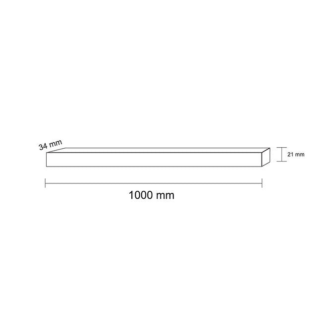 Tracklight Black 1m – LED track light spotlight, view 3 | LAMP & LIGHT - Design forward Decorative lamp , Downlights, pendant lamp , striplights