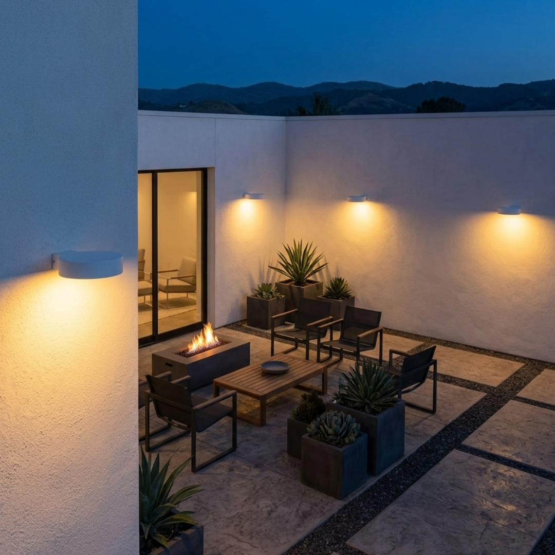 โคมไฟติดผนังภายนอก Outdoor Wall Lamp CIRLO A286 LED ภาพที่ 2 | Lamp & Light โคมไฟตกแต่งบ้าน โคมไฟดาวน์ไลท์ โคมไฟเพดาน