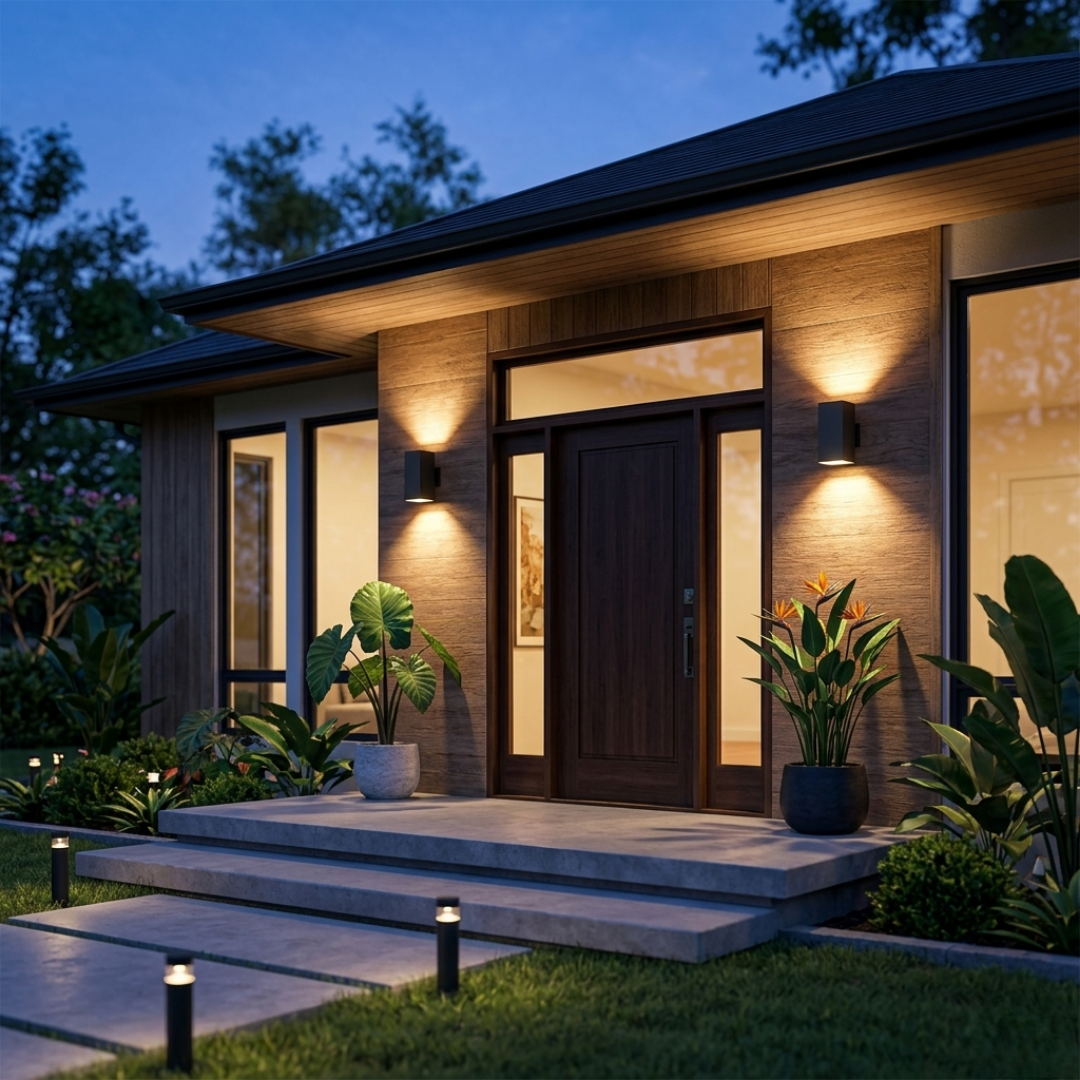 โคมไฟติดผนังภายนอก Outdoor Wall Lamp VERTIO A307 ภาพที่ 2 | Lamp & Light โคมไฟตกแต่งบ้าน โคมไฟดาวน์ไลท์ โคมไฟเพดาน
