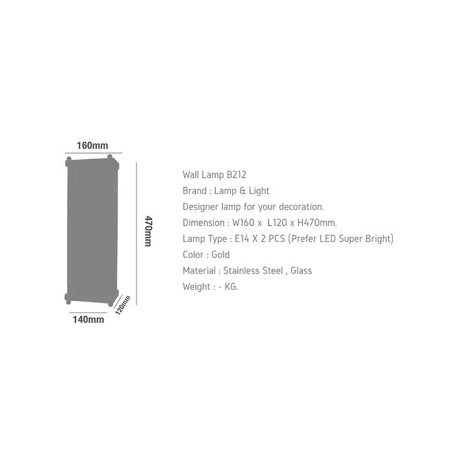 Wall Lamp GRACE B212