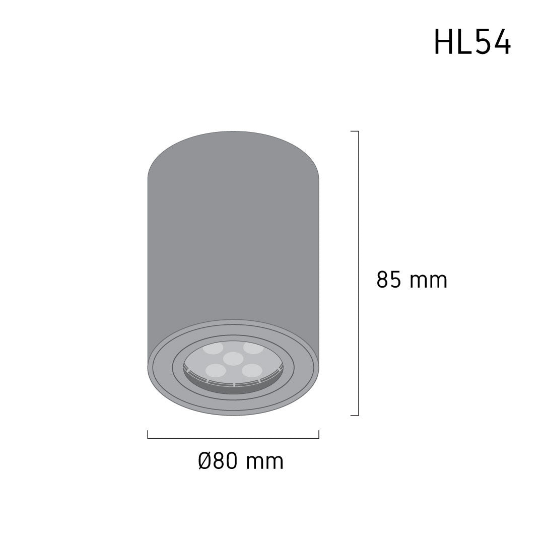 Downlight HL54 – recessed LED ceiling spotlight, view 2 | LAMP & LIGHT - Design forward Decorative lamp , Downlights, pendant lamp , striplights