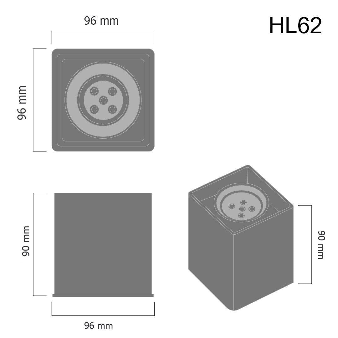 Downlight HL62 – recessed LED ceiling spotlight, view 2 | LAMP & LIGHT - Design forward Decorative lamp , Downlights, pendant lamp , striplights