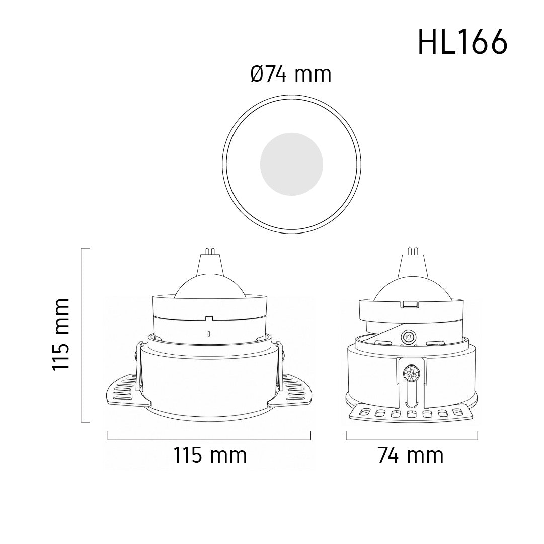 Downlight HL166 (Reflect M7)