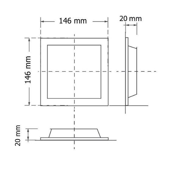 Downlight LED L47 9W 3000K