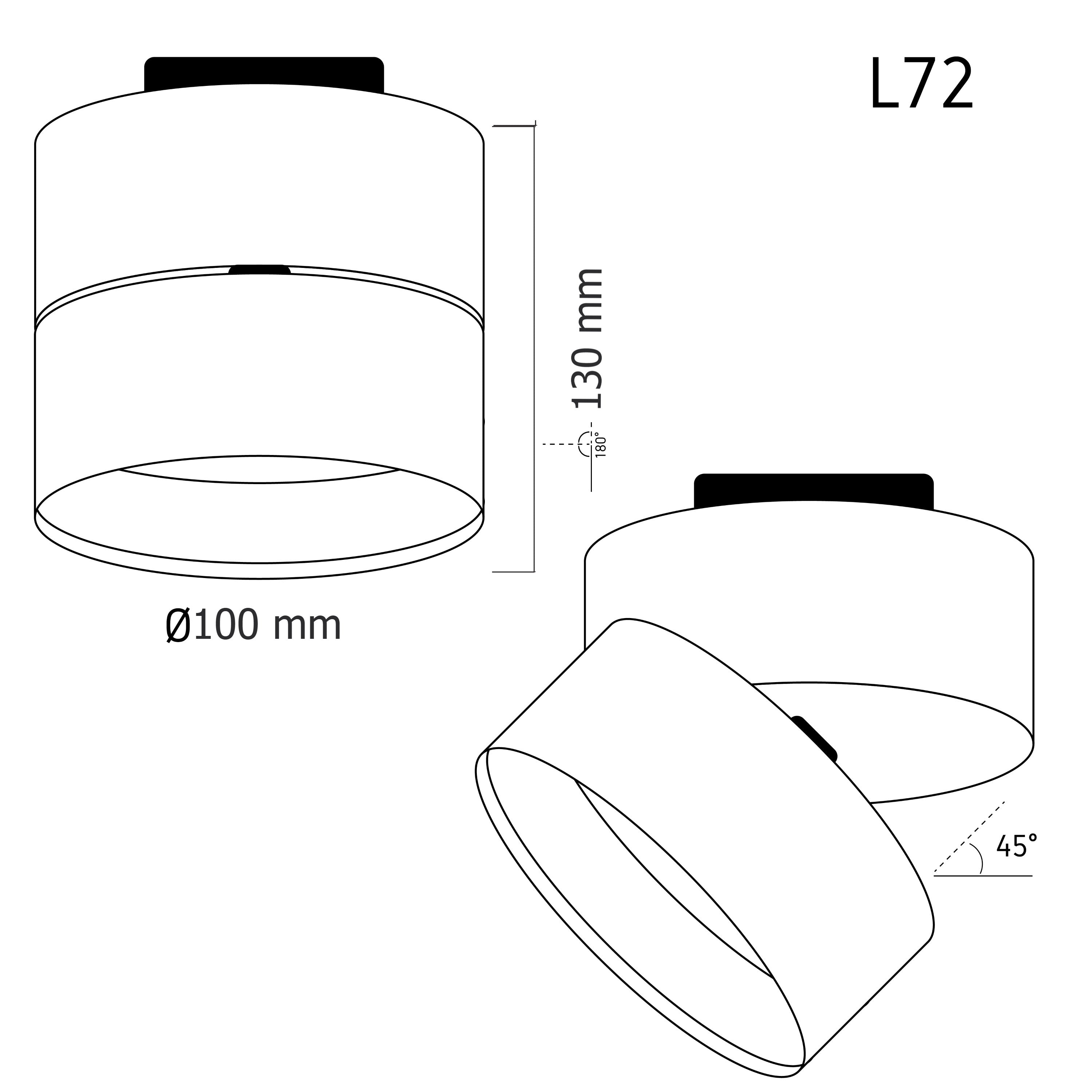 สปอตไลท์รางแทร็ค LED Tracklight L72 LED Warmwhite 12W ภาพที่ 4 | Lamp & Light โคมไฟตกแต่งบ้าน โคมไฟดาวน์ไลท์ โคมไฟเพดาน