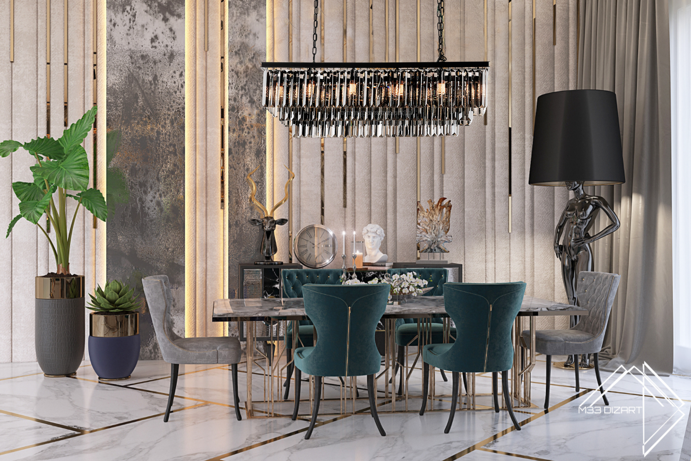 โคมไฟระย้าตกแต่งเพดาน Chandelier AUREZZO P97 ภาพที่ 3 | Lamp & Light โคมไฟตกแต่งบ้าน โคมไฟดาวน์ไลท์ โคมไฟเพดาน