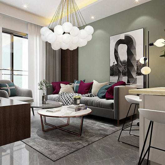 โคมไฟระย้าตกแต่งเพดาน Chandelier COZY CLOUD P149 ภาพที่ 3 | Lamp & Light โคมไฟตกแต่งบ้าน โคมไฟดาวน์ไลท์ โคมไฟเพดาน