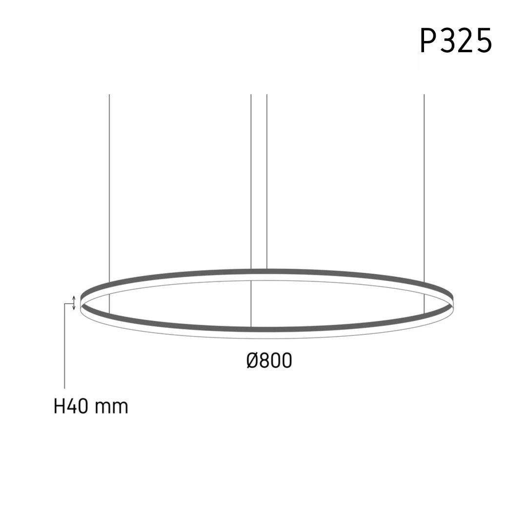 Chandelier ALUMA RING P325