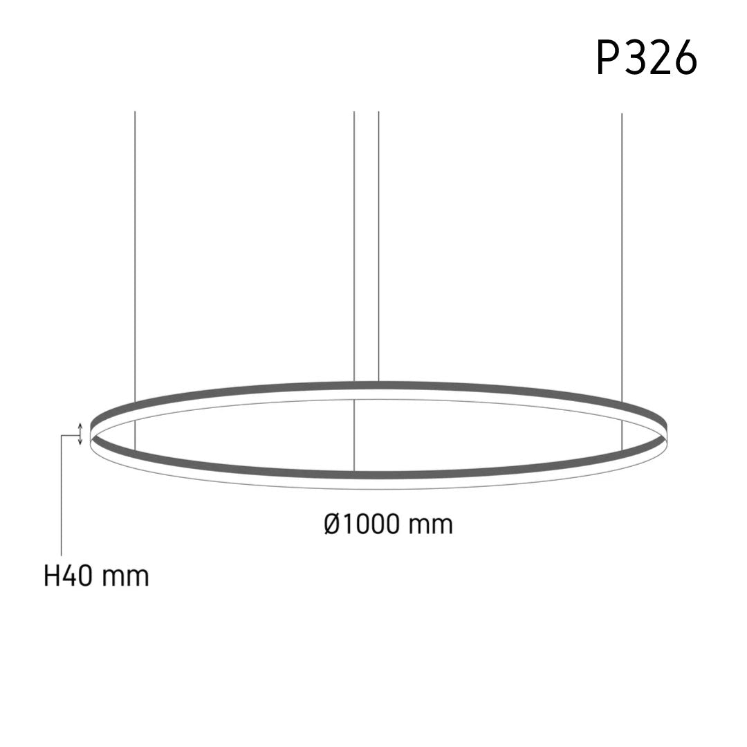 Chandelier ALUMA RING P326