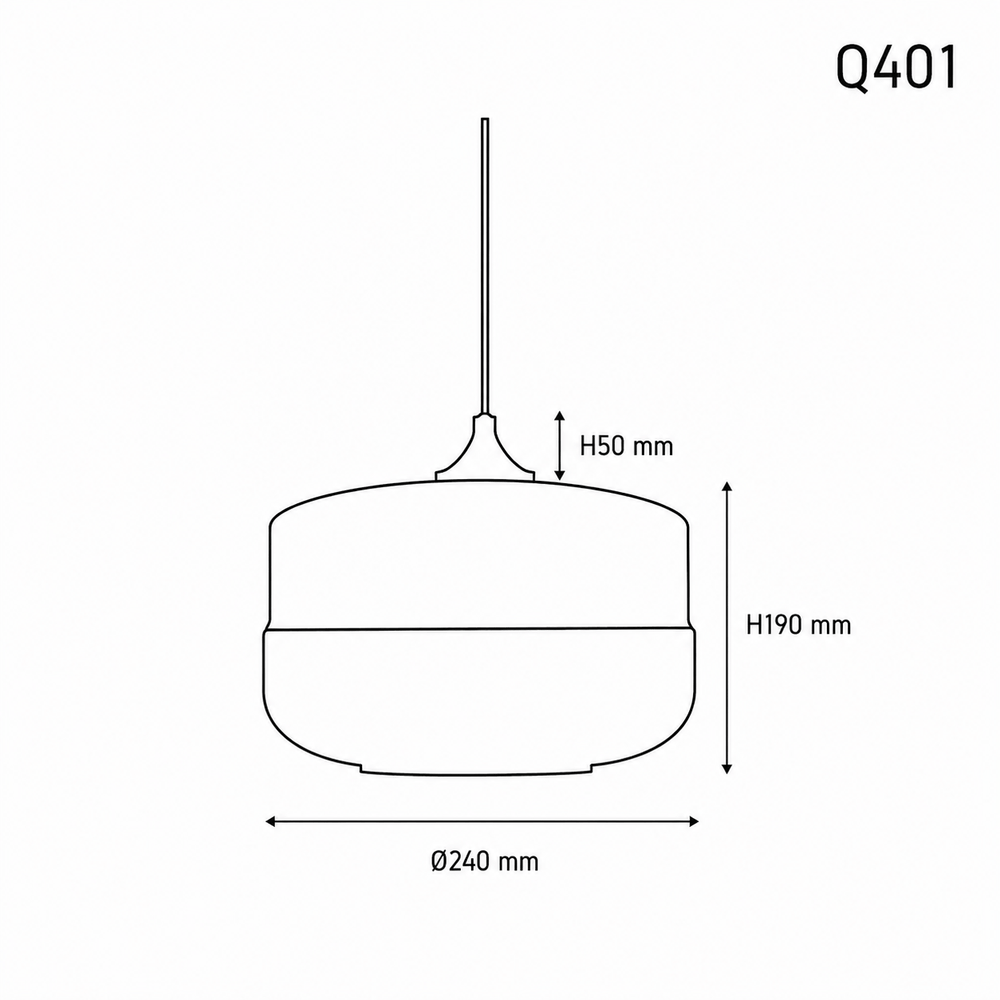 3601401 Pendant Lamp ICING Q401