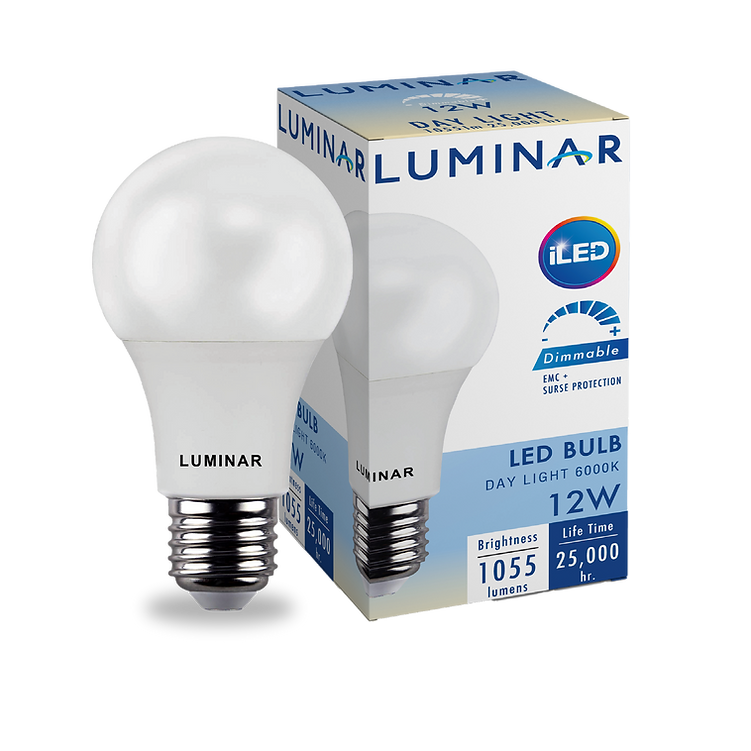 LED Bulb Luminar 12W 6000K Dimmable