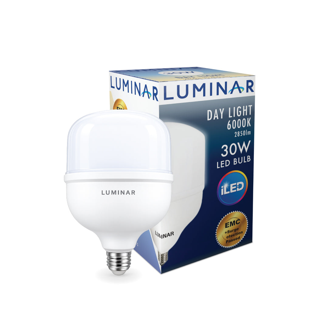 LED Bulb E27 30W Luminar 6000K
